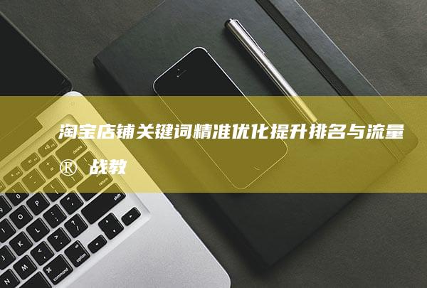 淘宝店铺关键词精准优化：提升排名与流量实战教程